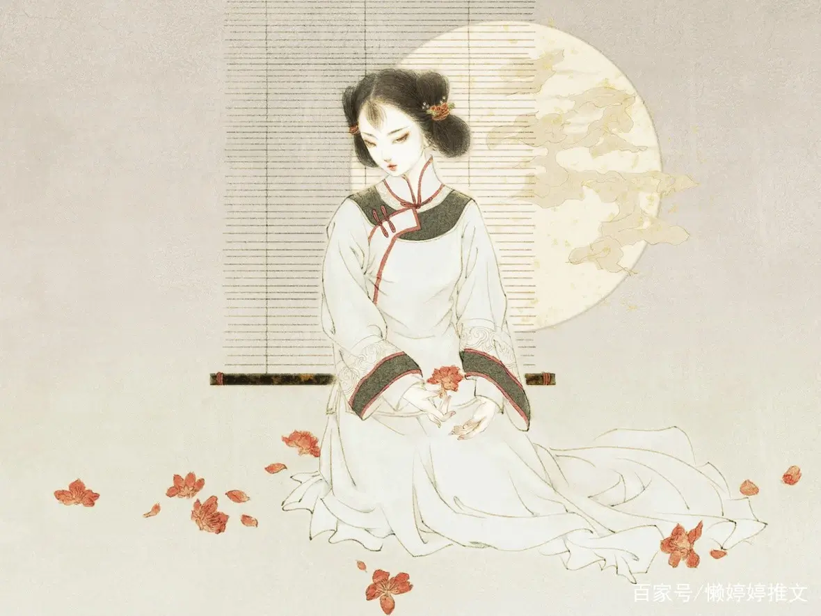After you left me for your dream by Zhang Jiuling -  Woman  Longing 