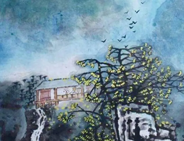 Birds Calling in the Ravine by Wang Wei #Listening #Manifestation 