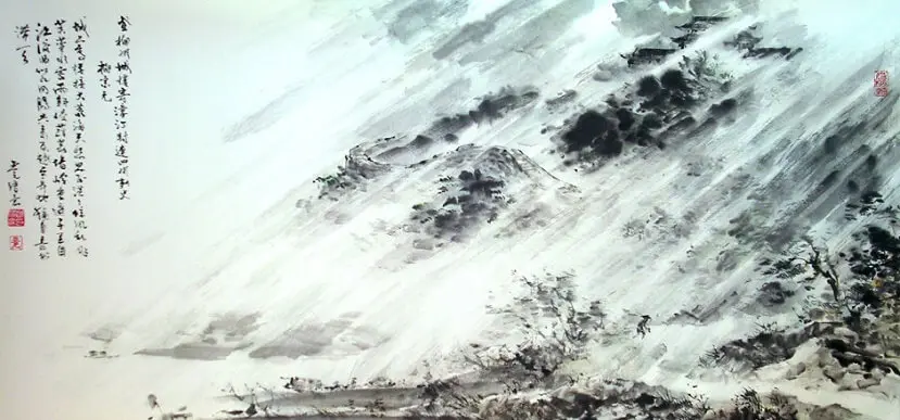 From the City-tower of Liuzhou to My Four Fellow-officials at Zhang,Ding, Feng, and Lian Districts by Liu Zongyuan -  Lüshi   Exile   Friendship   Sorrow   Mountain   River 