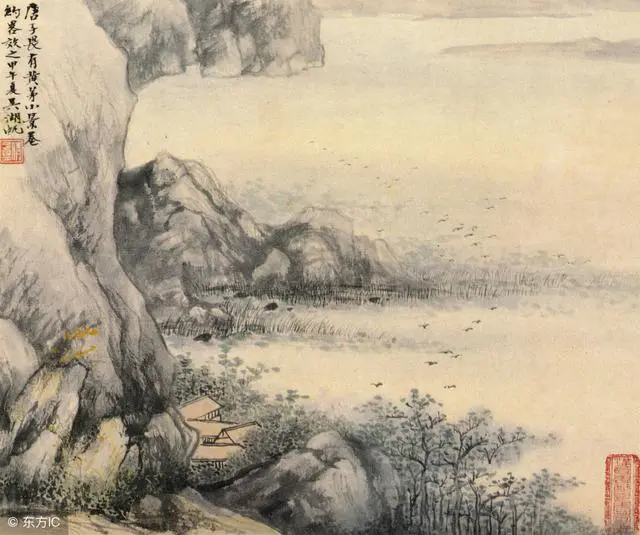 I close the door let the rain fall by Tang Yin -  Ci   Spring   Rain   Longing   Confinement 