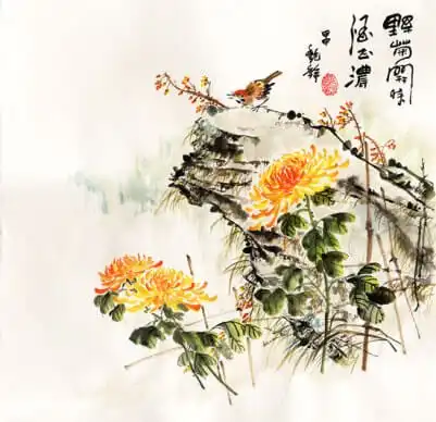 Composing Chrysanthemum After Failing The Imperial Examination by Huang Chao -  Jueju   Autumn   Defiance   Rebellion   Chrysanthemum 
