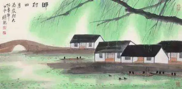 April in the Countryside by Weng Juan -  Jueju   Spring   Countryside   Labor   Nature 