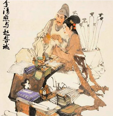 On the death of my husband Zhao Mingcheng, the governor of Huzhou by Li Qingzhao -  Elegiac Prose   Jiwen   Southern Song Transition   Jinshilu   Marital Grief   Epigraphy   Dynastic Fall   Huzhou 