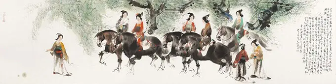 A Song of Fair Women by Du Fu -  Politics   Luxury   Tragedy   History 