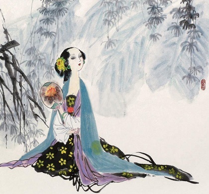 Fallen flowers by Zhu Shuzhen