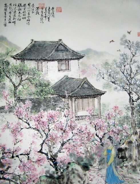 Falling Petals by Li Shangyin