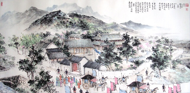 A Farewell at Fengji Station to General Yan by Du Fu