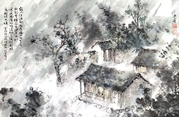 A Farewell to Han Shen at the Yunyang Inn by Sikong Shu -  Regulated Verse   Reunion   Night   Farewell 
