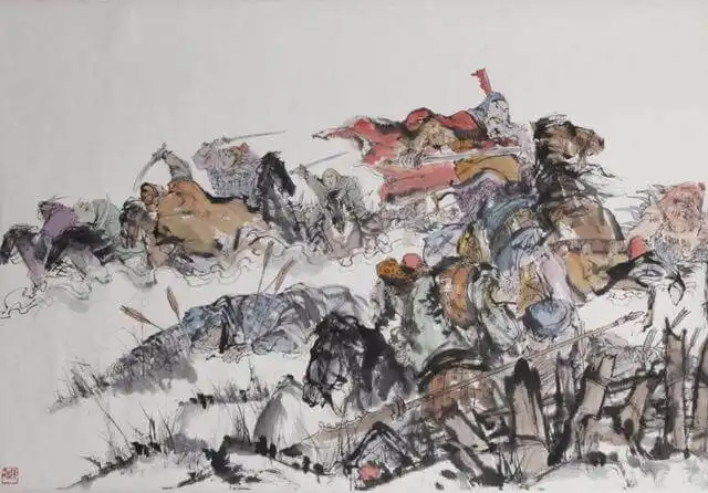 Fighting in the South of the Town by Li Bai (Li Po) -  Gushi   War   Frontier   History   Sorrow 