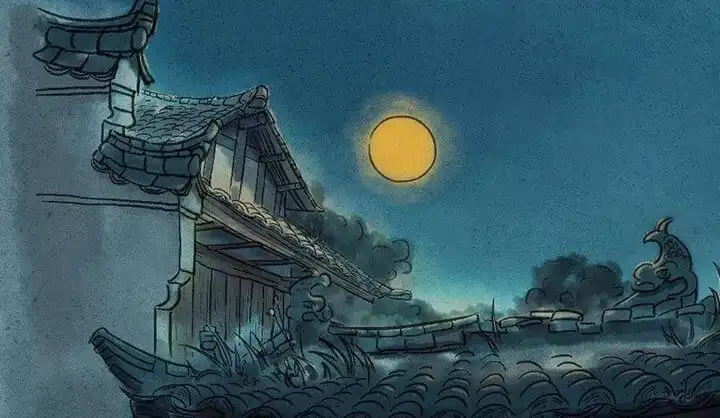 A Song of an Autumn Midnight by Li Bai (Li Po) -  Gushi   Autumn   Moon   War   Sorrow 