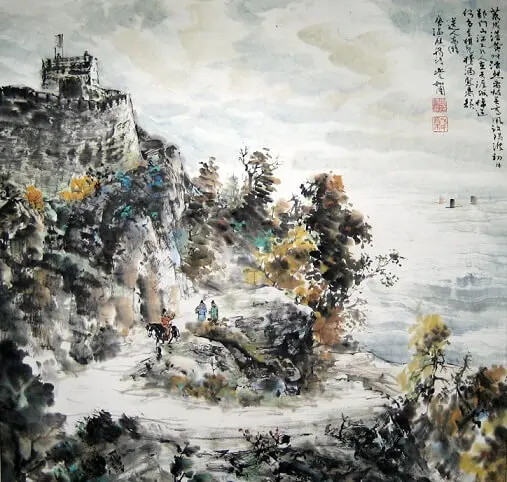 To a Friend Bound East by Wen Tingyun -  Wulu   Farewell   Solitude   Journey   Longing 