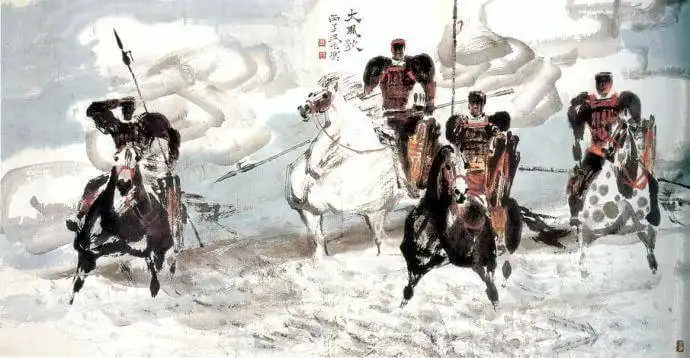 A Great Wind by Liu Bang -  Wind  Old Village 