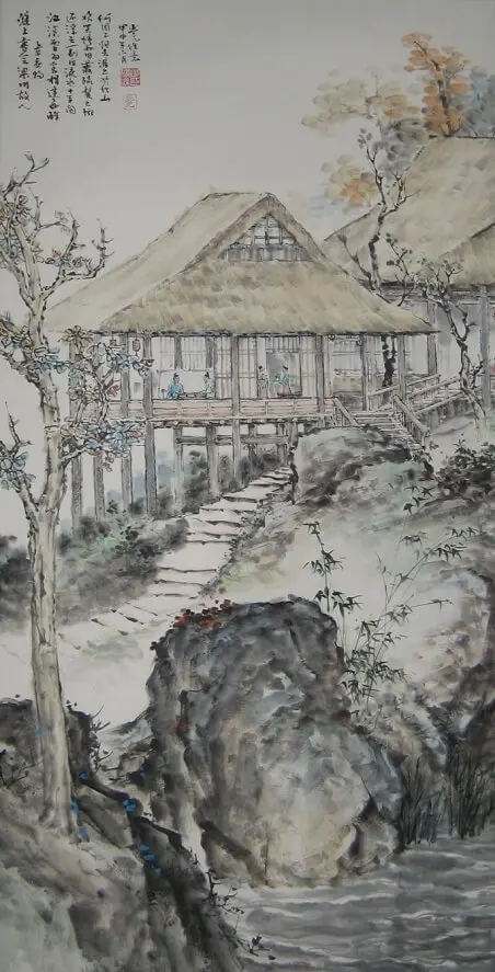 A Greeting on the Huai River to My Old Friends From Liangchuan by Wei Yingwu -  Wulu   Reunion   Time   Nostalgia   Landscape 