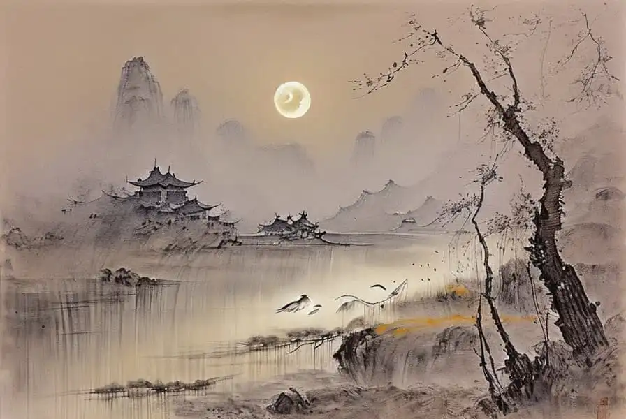Hard to see you by Li Shangyin -  Qilü   Love   Separation   Regret   Time   Death 