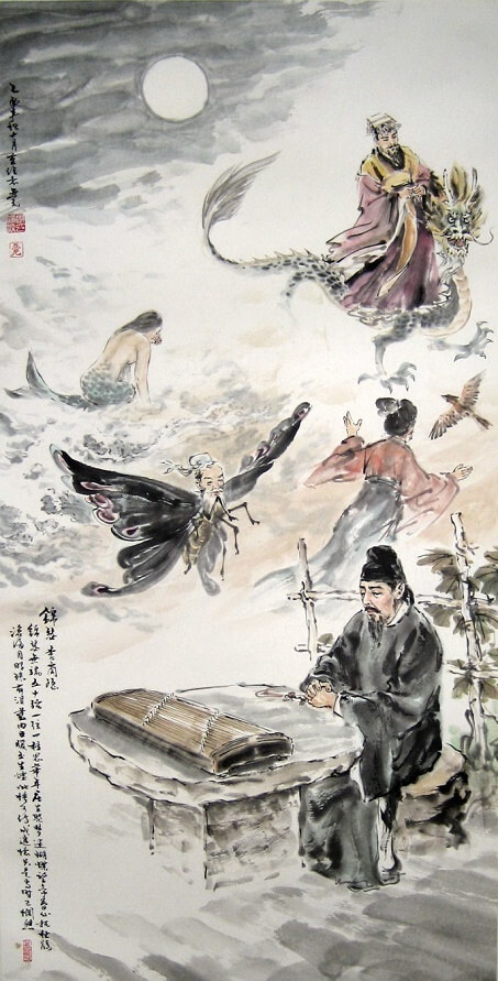The Inlaid Harp by Li Shangyin