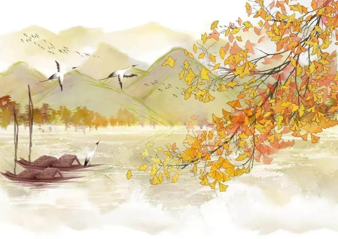 Last Night the Wind and Rain Together Blew (Crows Crying at Night) by Li Yu -  Ci   Autumn   Rain   Solitude   Wine 