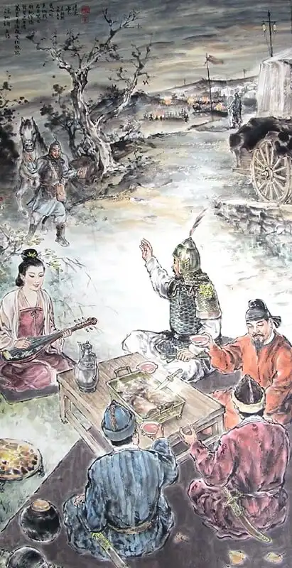 A Song of Liangzhou by Wang Han -  Frontier Poetry  Heroic Tragedy  War and Mortality  Wine and Jade 