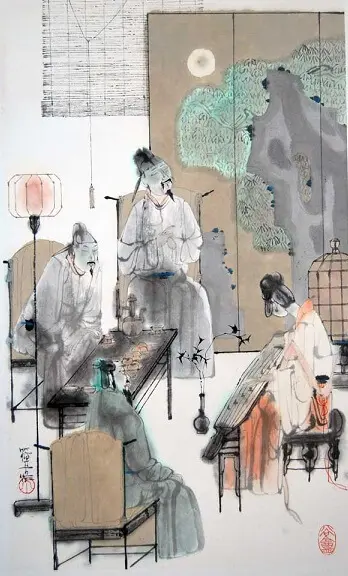 A Lute Song by Li Qi -  Gushi   Music   Friendship   Autumn   Solitude   Journey 