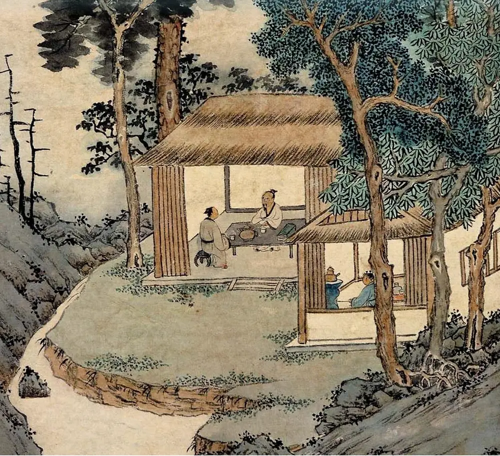 Making New Season Tea by a Spring Stream by Su Shi -  Song Dynasty Poetry   Seven-Character Regulated Verse   Exile Literature   Danzhou Exile   Tea Culture   Sensory Perception   Imagery: Moon   Mindfulness 