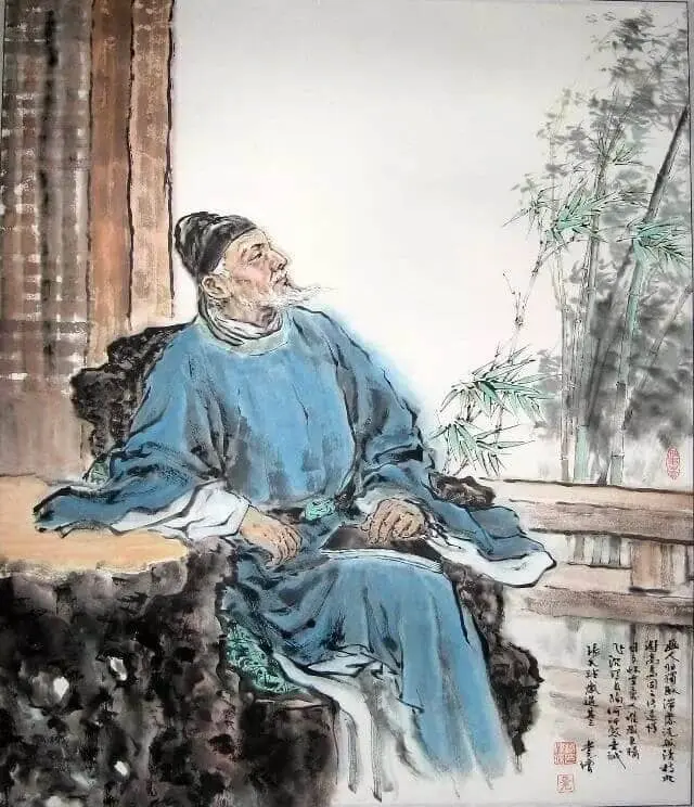 The Moon Rose From the Sea by Zhang Jiuling -  Wulu   Moon   Longing   Solitude   Nostalgia 