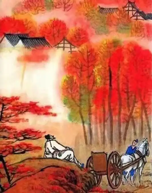 Mountain Travel by Du Mu -  Late Tang Landscape   Autumn Vitality   Mountain Seclusion   Aesthetic Transformation 