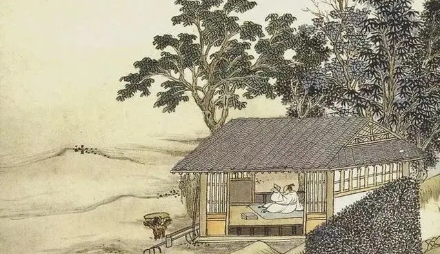 Not Finding Lu Hongxian at Home by Jiaoran -  Wulü   Reclusion   Tea   Absence   Autumn 