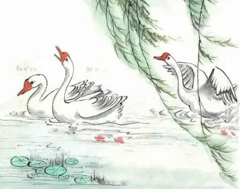 An Ode to the Goose by Luo Binwang #Nature 