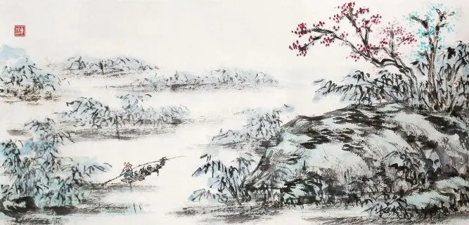 An Old Fisherman by Liu Zongyuan -  Gushi   Reclusion   Nature   Sound   Transcendence 