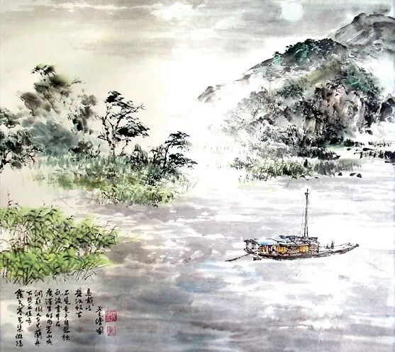 Thoughts of Old Time on the Chu River by Ma Dai - 