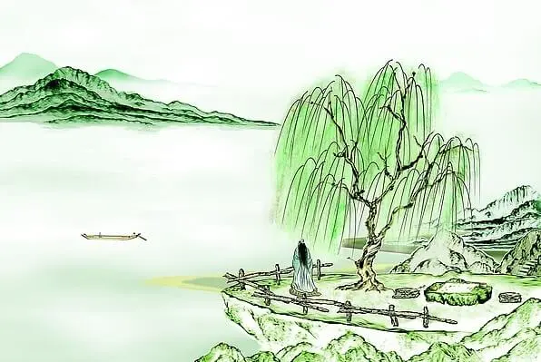 Spring in Painted Hall by Zhang Xian -  Parting   Melancholy   Ci Lyrics   Nostalgia 