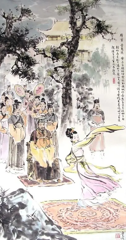 The Palace of the Sui Emperor by Li Shangyin -  Wulü   History   Decay   Irony   Palace 