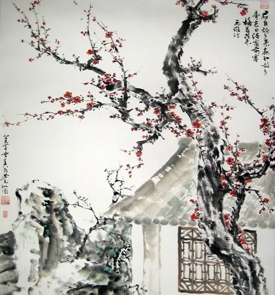 Random Poem by Wang Wei -  Jueju   Nostalgia   Home   Longing   Simplicity 