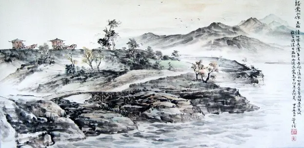 Returning to Songshan Mountain by Wang Wei -  Regulated Verse   Return   Stillness   Ruins 