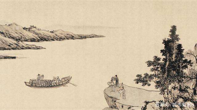 Setting Sail on the Yangzi to Secretary Yuan by Wei Yingwu