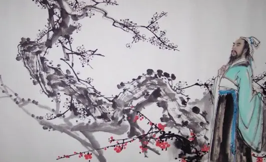 Sighing over Fallen Flowers by Du Mu -  Time   Regret   Change   Metaphor 