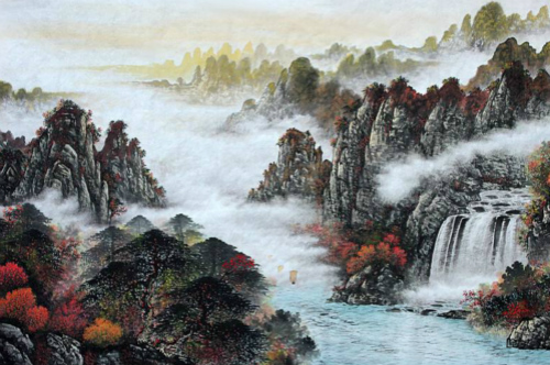 Tune: Song of Mountain Pass and River by Zhou Bangyan