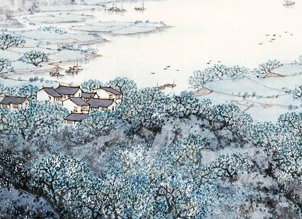 A Southern Song-Written at Lakeside County by Su Shi -  Song Dynasty Ci   Nan Ge Zi   Jiangnan Aesthetics   Nocturnal Tranquility   Huzhou Topography 
