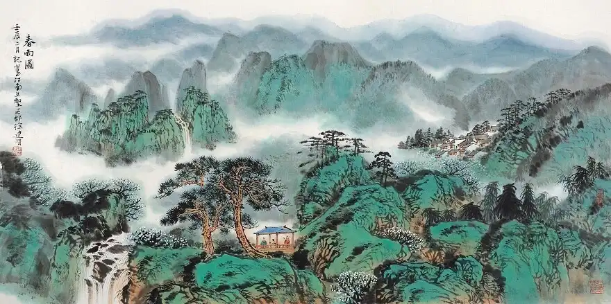 Spring Rain by Li Shangyin -  Spring  Rain  Parting 