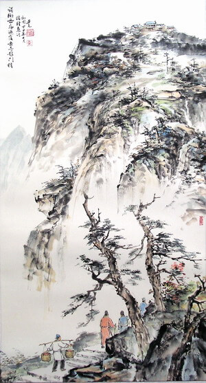 Stopping at a Temple on Heng Mountain I Inscribe This Poem in the Gate-tower by Han Yu