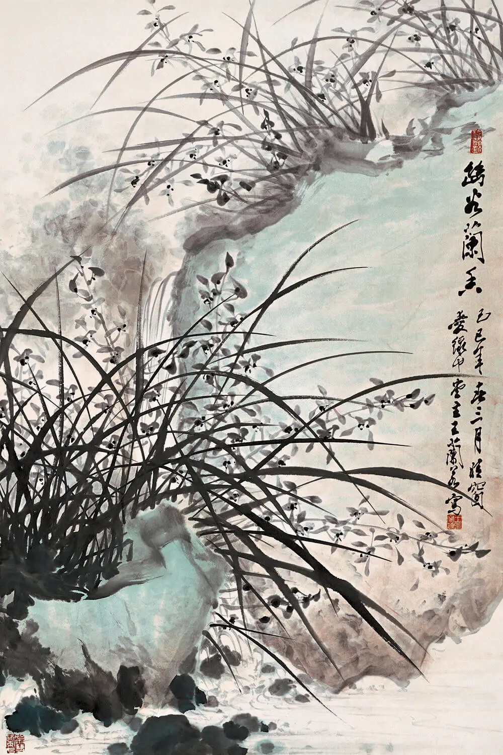 The orchid by Chen Zi'ang -  Old-Style Verse   orchid   Transience   Ambition   Allegory 
