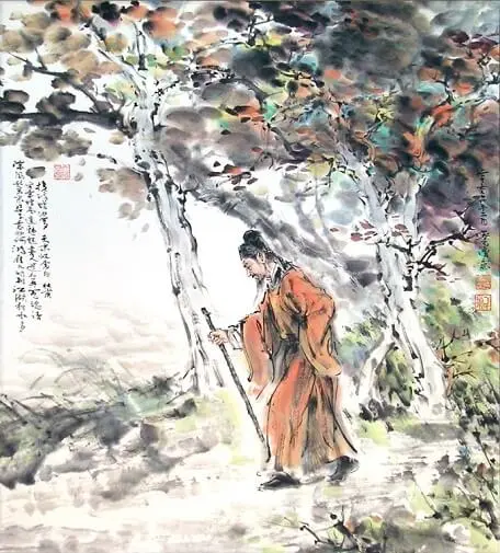 Thinking of Li Bai at the End of the Sky by Du Fu -  Tang Dynasty Poetry   Five-Character Regulated Verse   Exile Literature   Poetic Friendship   Literary Fatalism   Qu Yuan Allusion   Political Marginalization 