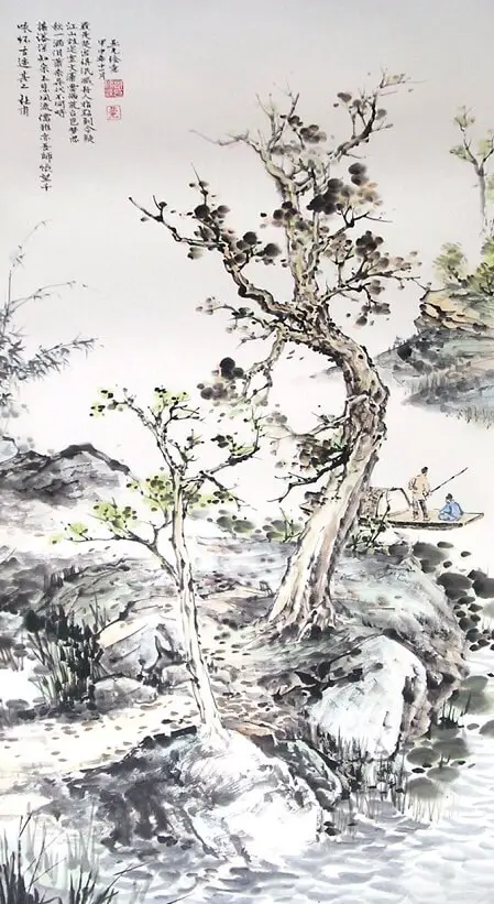 Poetic Thoughts on Ancient Sites II by Du Fu -  Lüshi   History   Autumn   Sorrow   Solitude 
