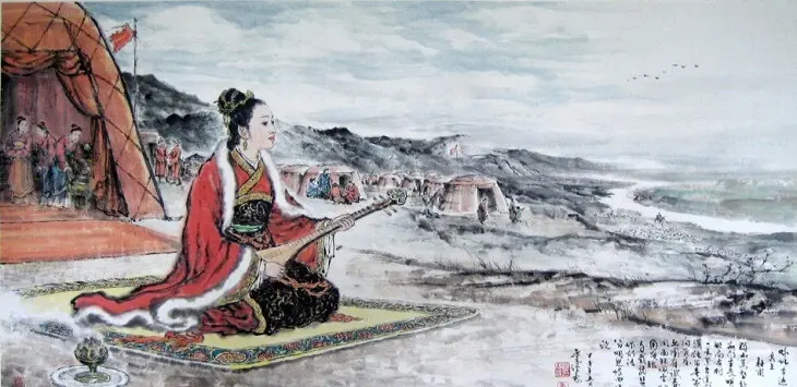 Thoughts of Old Time III by Du Fu -  Lüshi   History   Frontier   Sorrow   Palace   Autumn 