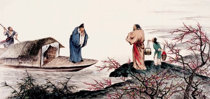 To Wang Lun Who Comes to Bid Me Farewell by Li Bai (Li Po)